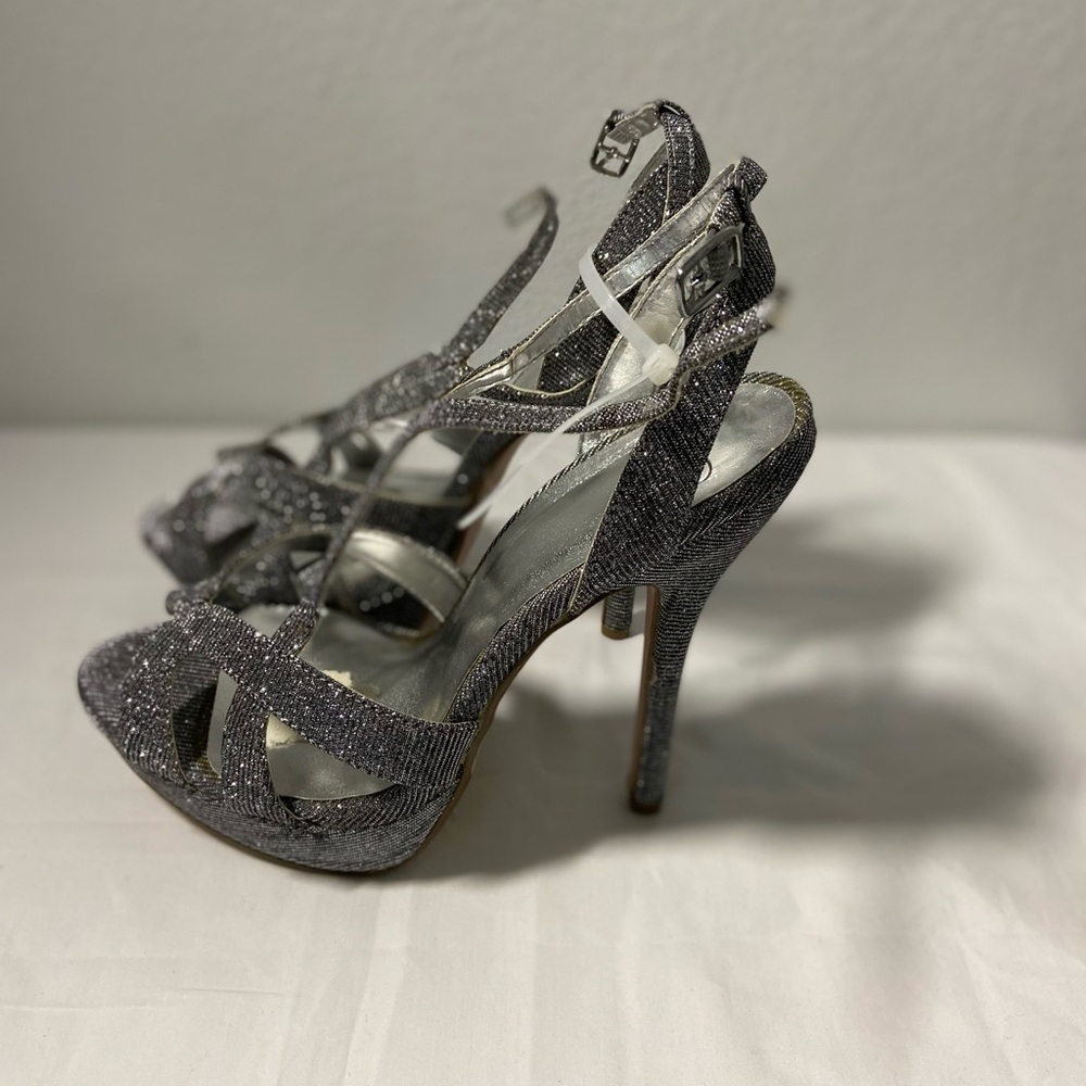 Elegant Silver High Heels
